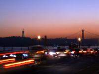 Christo Rei and Tagus Bridge