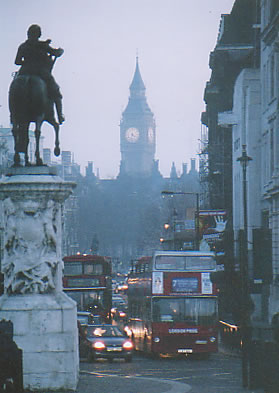View from Trafalger Square