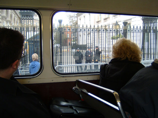 'Look honey - I think that's where President Blair lives'