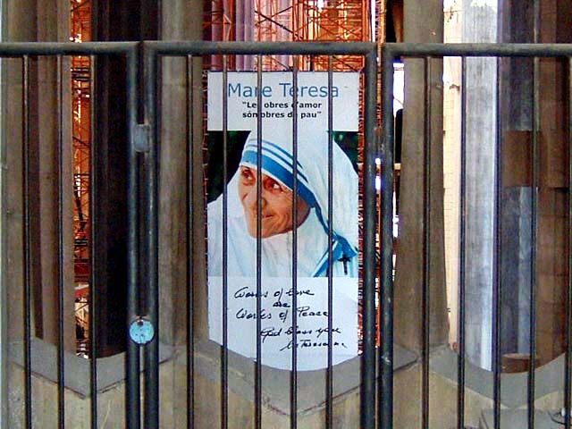 'Works of love are works of peace'